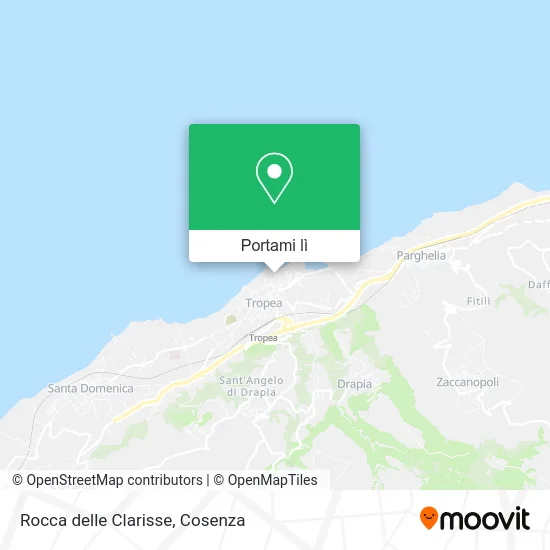 Mappa Rocca delle Clarisse