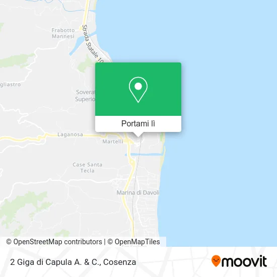 Mappa 2 Giga di Capula A. & C.