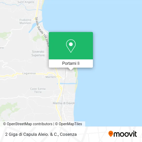 Mappa 2 Giga di Capula Aleio. & C.