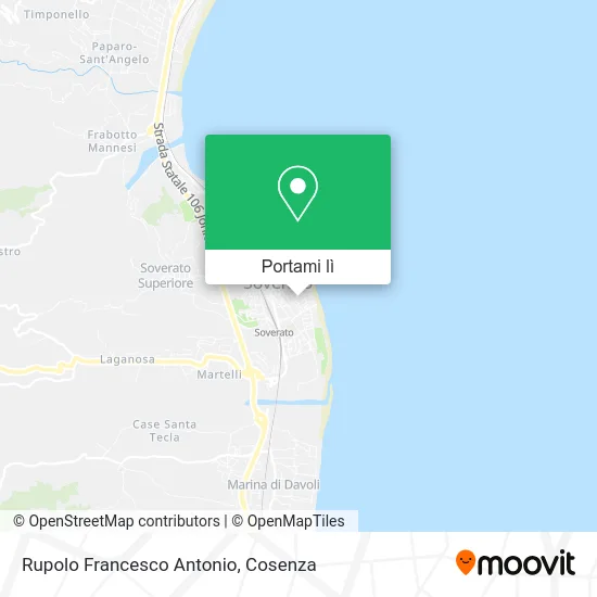 Mappa Rupolo Francesco Antonio