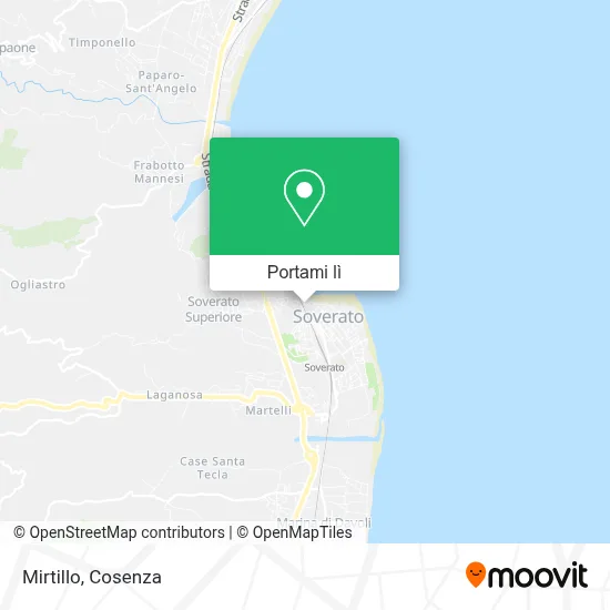 Mappa Mirtillo