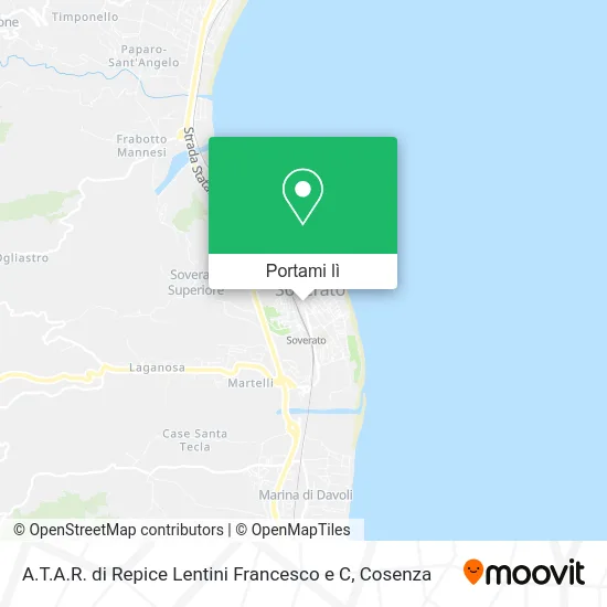 Mappa A.T.A.R. di Repice Lentini Francesco e C