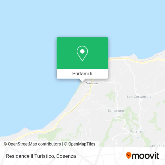 Mappa Residence il Turistico