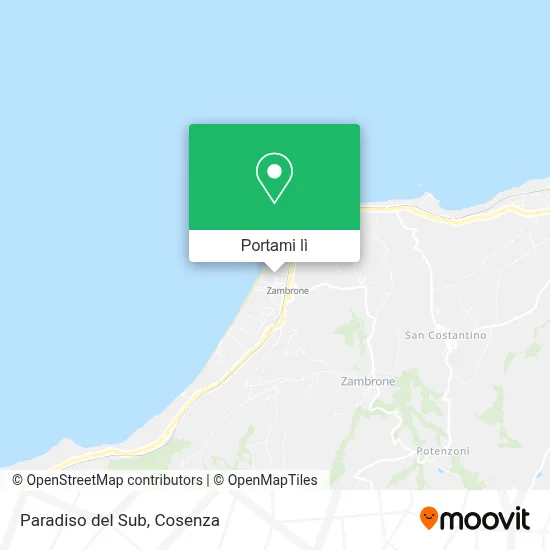 Mappa Paradiso del Sub