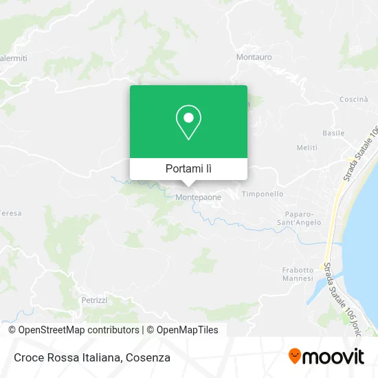 Mappa Croce Rossa Italiana