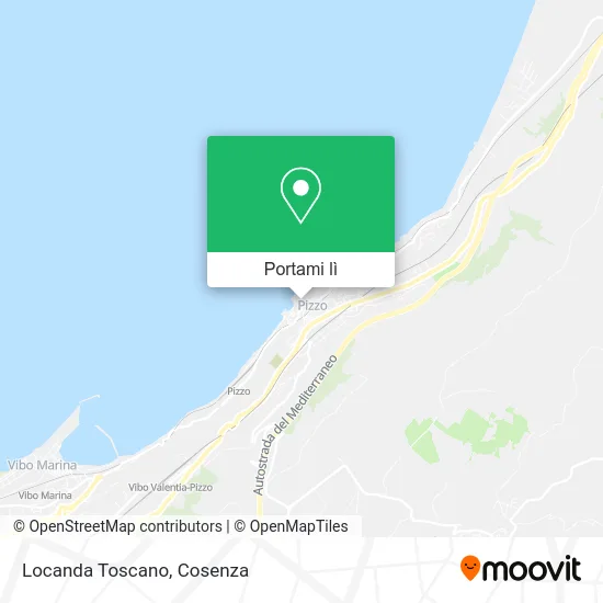 Mappa Locanda Toscano