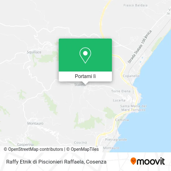 Mappa Raffy Etnik di Piscionieri Raffaela