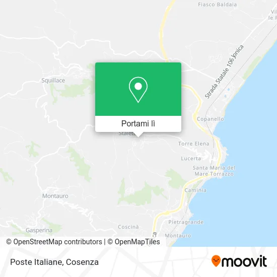 Mappa Poste Italiane