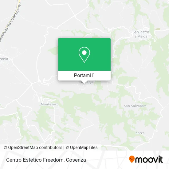 Mappa Centro Estetico Freedom