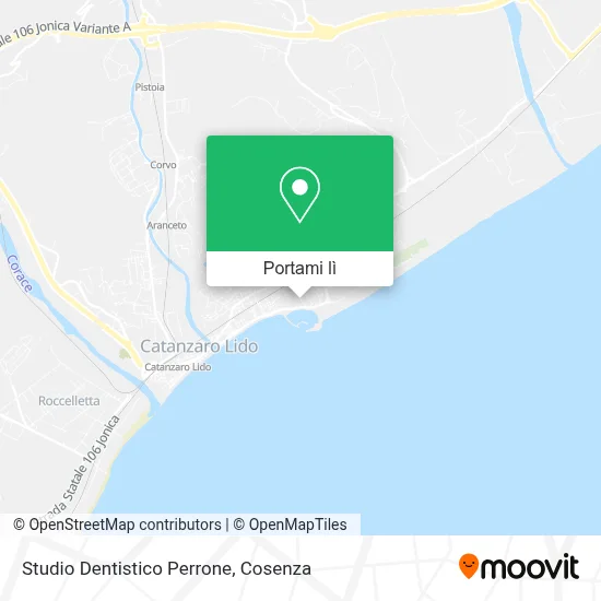 Mappa Studio Dentistico Perrone