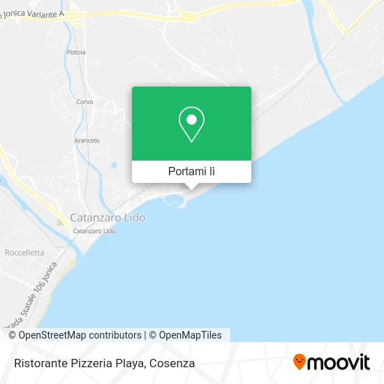 Mappa Ristorante Pizzeria Playa