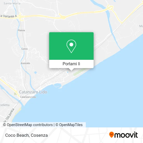 Mappa Coco Beach