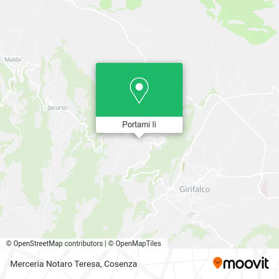 Mappa Merceria Notaro Teresa