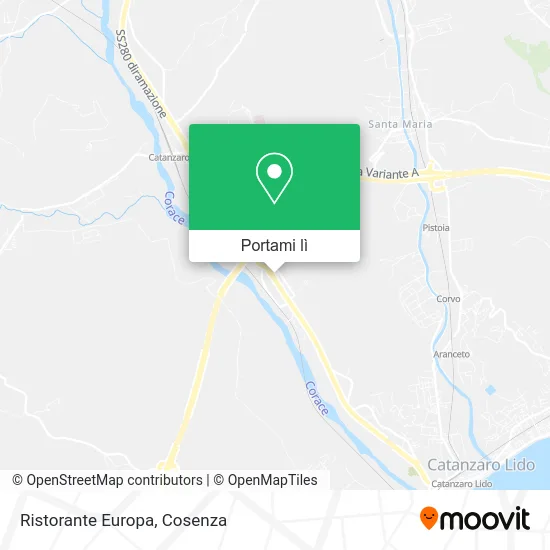 Mappa Ristorante Europa