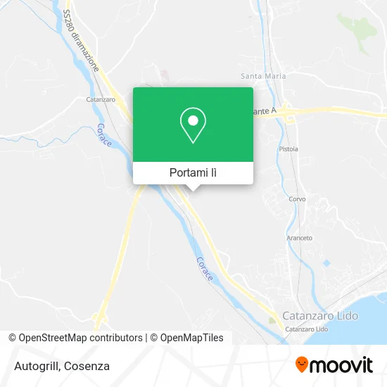 Mappa Autogrill