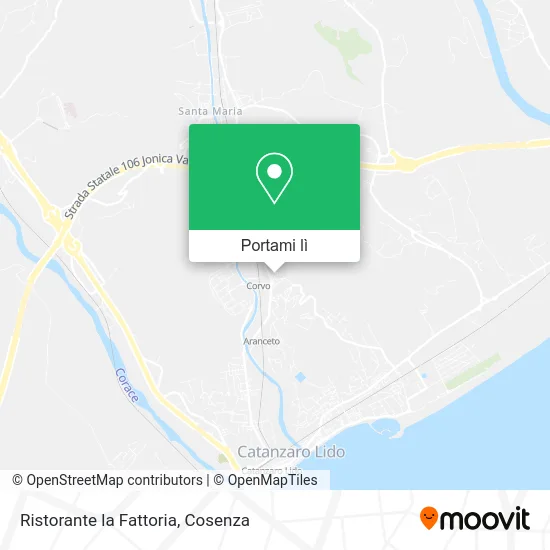 Mappa Ristorante la Fattoria