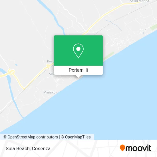 Mappa Sula Beach