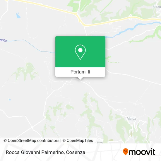 Mappa Rocca Giovanni Palmerino