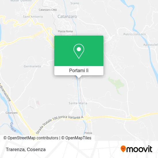 Mappa Trarenza