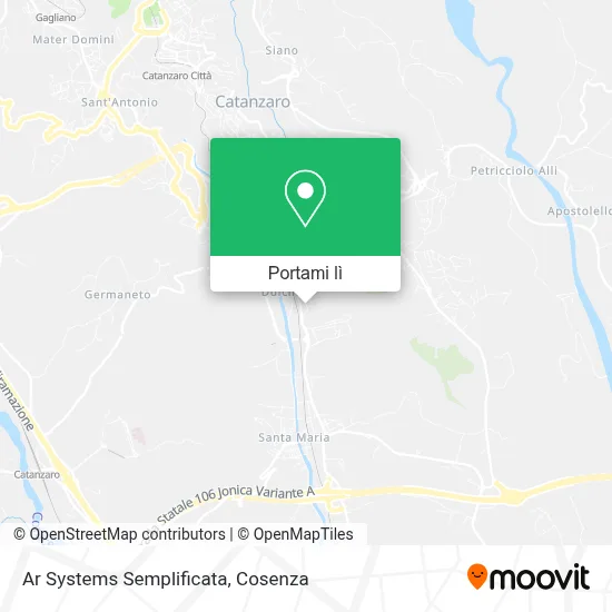 Mappa Ar Systems Semplificata
