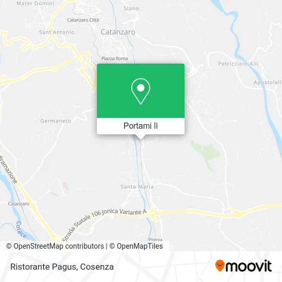 Mappa Ristorante Pagus