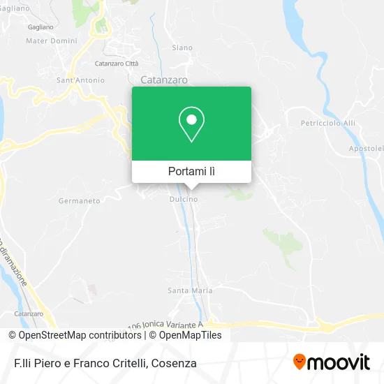 Mappa F.lli Piero e Franco Critelli