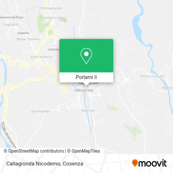 Mappa Callagionda Nicodemo