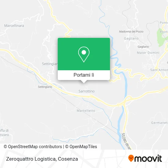 Mappa Zeroquattro Logistica