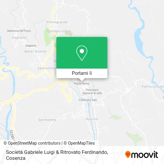 Mappa Società Gabriele Luigi & Ritrovato Ferdinando