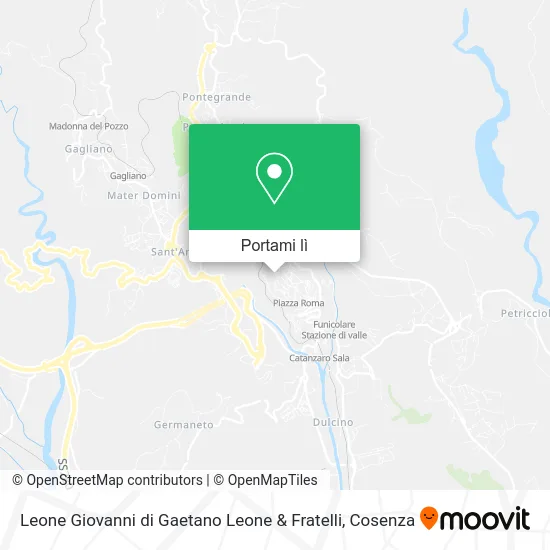Mappa Leone Giovanni di Gaetano Leone & Fratelli