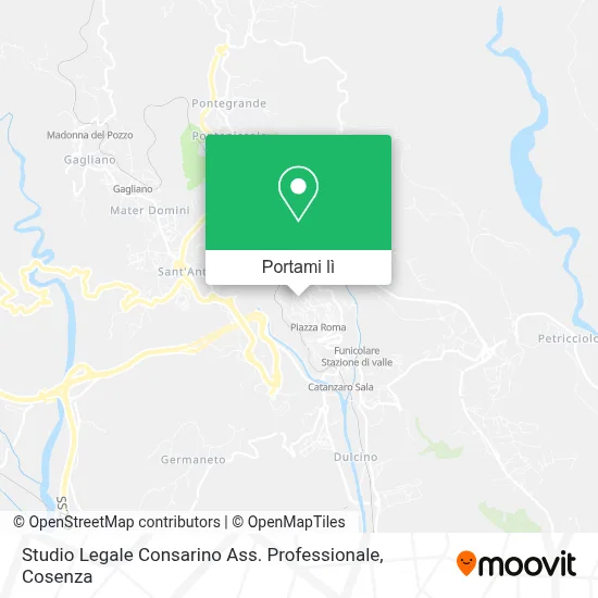 Mappa Studio Legale Consarino Ass. Professionale