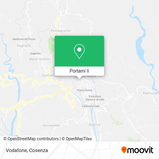 Mappa Vodafone