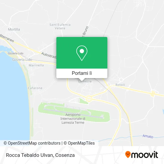Mappa Rocca Tebaldo Ulvan