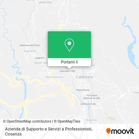 Mappa Azienda di Supporto e Servizi a Professionisti