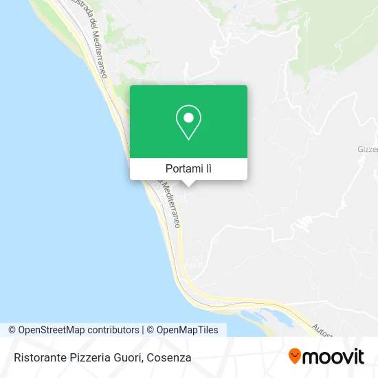 Mappa Ristorante Pizzeria Guori