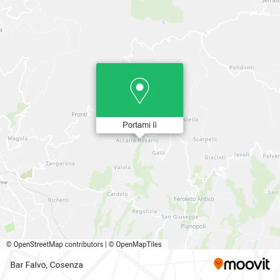 Mappa Bar Falvo