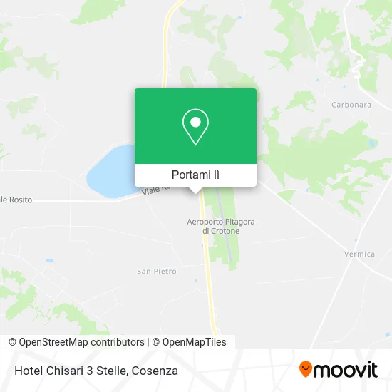 Mappa Hotel Chisari 3 Stelle