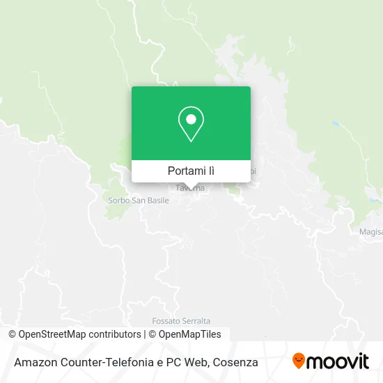 Mappa Amazon Counter-Telefonia e PC Web