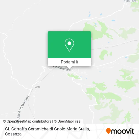 Mappa Gi. Garraffa Ceramiche di Gnolo Maria Stella