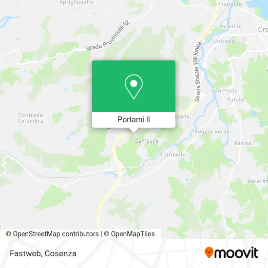 Mappa Fastweb