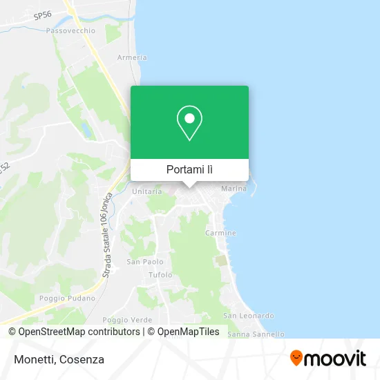 Mappa Monetti