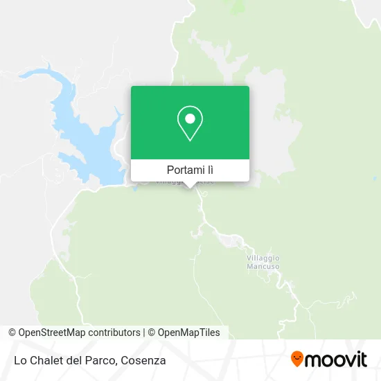 Mappa Lo Chalet del Parco
