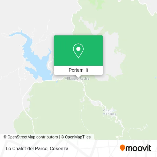 Mappa Lo Chalet del Parco