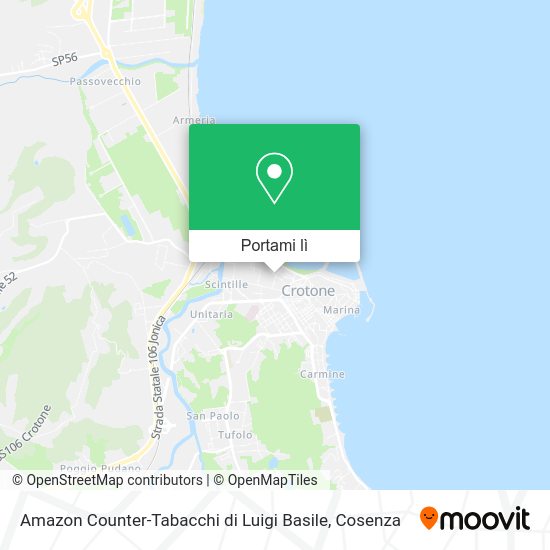 Mappa Amazon Counter-Tabacchi di Luigi Basile