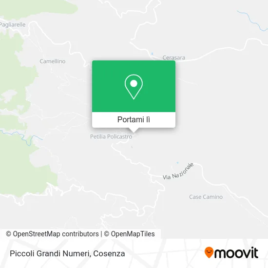 Mappa Piccoli Grandi Numeri