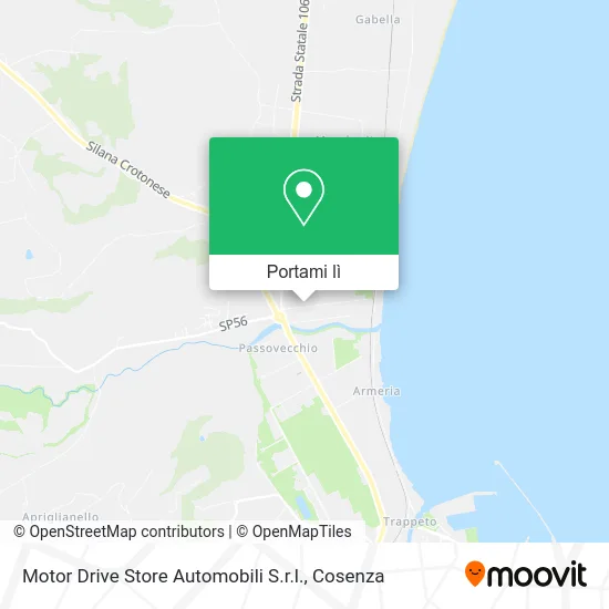 Mappa Motor Drive Store Automobili S.r.l.