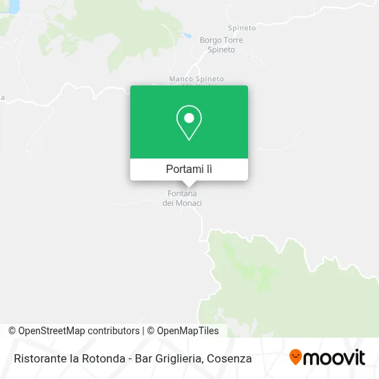 Mappa Ristorante la Rotonda - Bar Griglieria