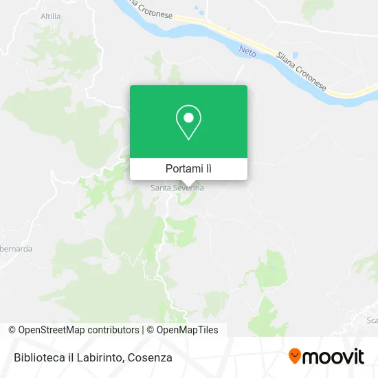 Mappa Biblioteca il Labirinto