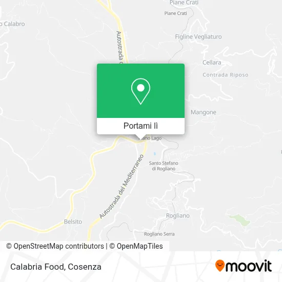 Mappa Calabria Food