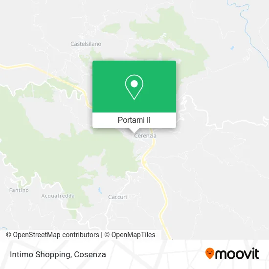 Mappa Intimo Shopping